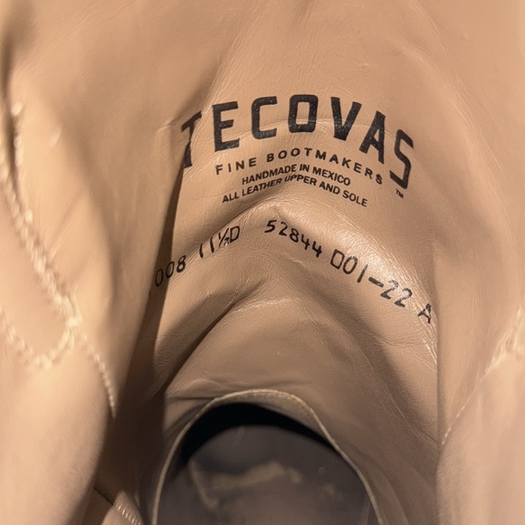 Tecovas The Johnny Cowboy Boot Size 11 1/2 D Honey Suede - Picture 6 of 6